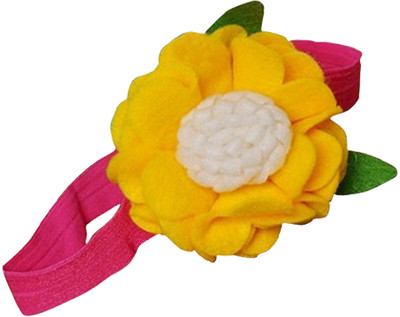 

AkinosKIDS Attractive Flower petals Baby Head Band(Yellow)