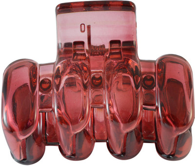 

Sarah Plastic Hair Clutcher for Women - Pink Hair Clip(Pink)