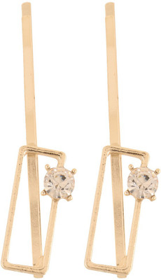 

Jazz Jewellery Toned Stone Hair Pin(Gold)