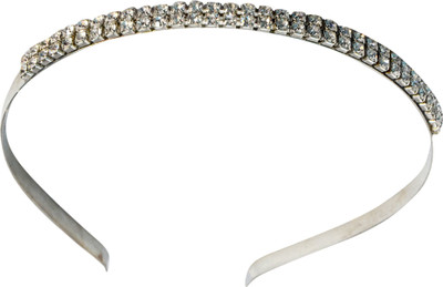 

Aparshi Shiny Stone Hair Band(Silver)