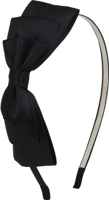 

Fayon Daily Casual Work Black Bow Hair Band(Black)