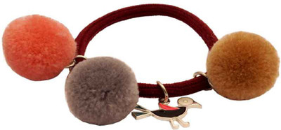 

Golden Peacock Ball Shape Hair Band(Multicolor)