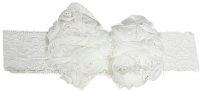 

AkinosKIDS Soft Rose Bow Baby Head Band(White)