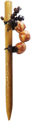 

CraftEra Wooden Stick Hair Pin(Brown)