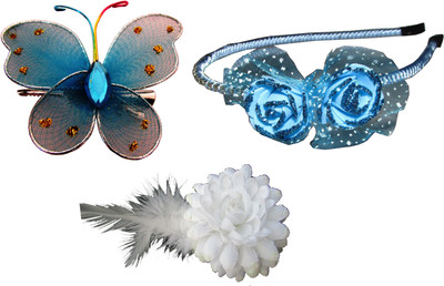 

Bellazaara Floral Style Hairband Hair Accessory Set(Multicolor)