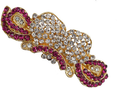 

Taj Pearl Designer Hair Clip(Gold)