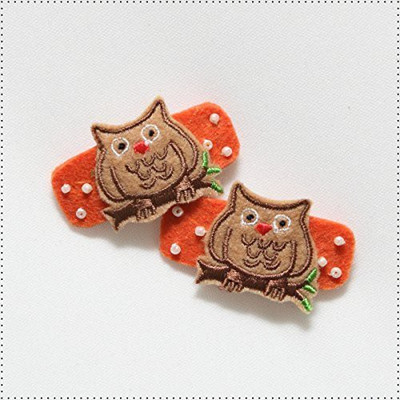 

Best Of Chums Int'l Inc Accessories - Owl Felt Applique Hair Clip (Orange) Hair Clip(Multicolor)