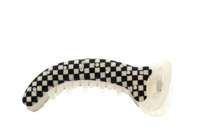 

Anuradha Art Trendy Banana Clip(White, Black)