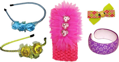 

Bellazaara Floral Style Hair band Hair Accessory Set(Multicolor)