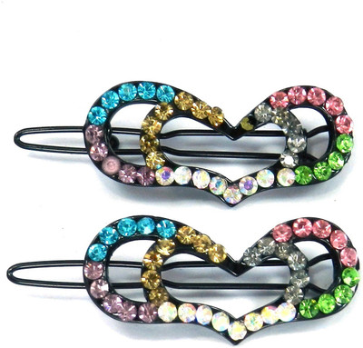 

SPM Pair Of Elegant New Hairclips78 Hair Clip(Multicolor)