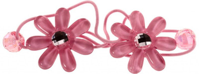 

Trendy Baubles Elastic Band Collection Rubber Band(Pink)