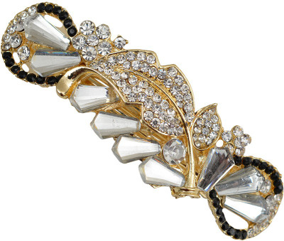

Taj Pearl Designer Hair Clip(Gold)