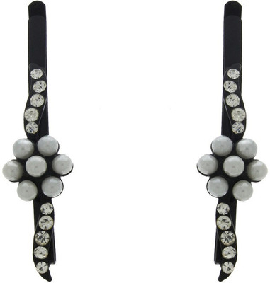 

Anuradha Art Excellently Crafted Hair Pin(White, Black)