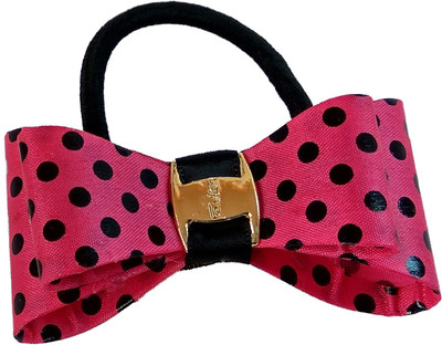 

Trendy Nuts Dotted Bow Rubber Band(Multicolor)