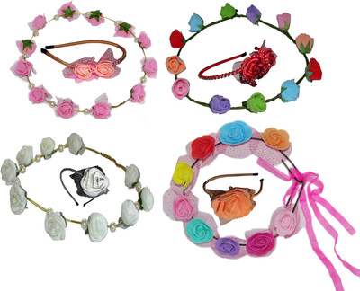 

Twinkle Floral Style Hair band Hair Accessory Set(Multicolor)