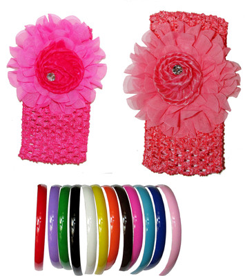 

Twinkle Floral Style Hairband Hair Accessory Set(Multicolor)