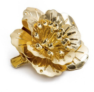 

The Bling Stores BEAUTIFUL ROYAL PETALS HAIR CLIP Hair Clip(Gold)