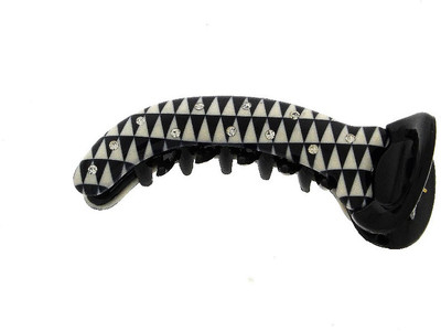 

Anuradha Art Trendy Banana Clip(White, Black)