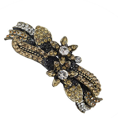 Taj Pearl Designer Hair Clip(Yellow)