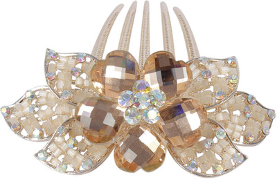 Muchmore Party Wear Hair Clip For Woman & Girl Hair Clip(Beige)