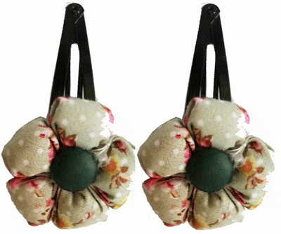 

OPC Beautiful Ethnic Hair Accessory - Pack of 2 Tic Tac Clip(Multicolor)