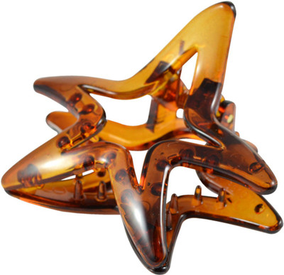 

Sarah Star Shape Small Hair Claw(Brown)