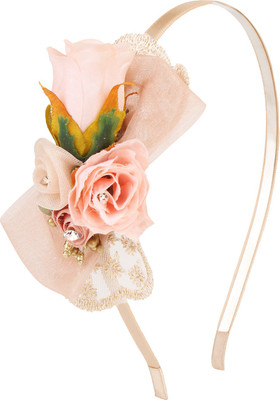 

Fayon Contemporary Statement Pink Roses Hair Band(Pink)