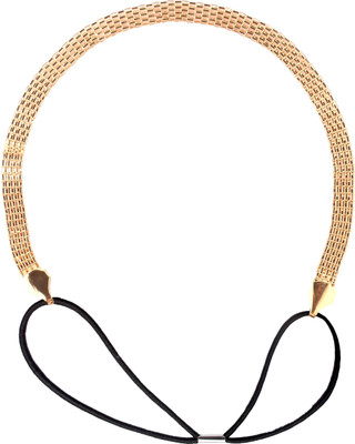 

20 Dresses Stranded With Hair Band(Gold, Black)