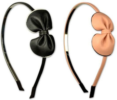 

Sagunya Stylish Bow Hair Band(Black, Bronze)