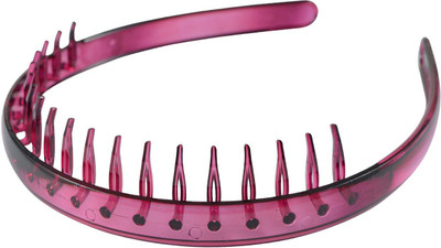 

Sarah Plain Hair Band(Pink)