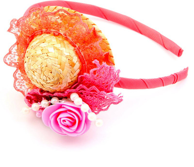 

Sanjog Sanjog Orange Bubbly Hat Style Joot For Girls/Kids Hair Band(Orange)
