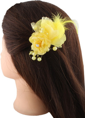 

Anuradha Art Graceful & Beautiful Hair Clip(Yellow)