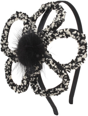 

Fayon Chic Stylish Brown Floral Hair Band(Black)