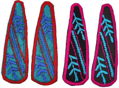 

Maayra 2 Pairs of Designer Tic Tac Clip(Multicolor)