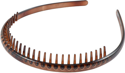 

Sarah Plain Thin Hair Band(Brown)
