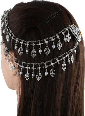 

Anuradha Art HB-168 Hair Chain(Silver)