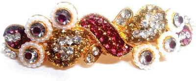 

FAB Beautiful Peach Plastic-HJO Set of-1-AN Hair Clip(Multicolor)