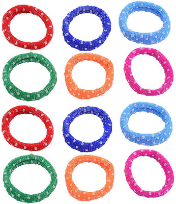 

Anokhi Ada Thick Dotted Rubber Band(Multicolor)