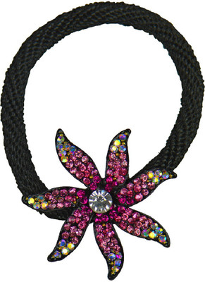 

Glitters Online Pink Colour American Diamond Hair Band(Multicolor)