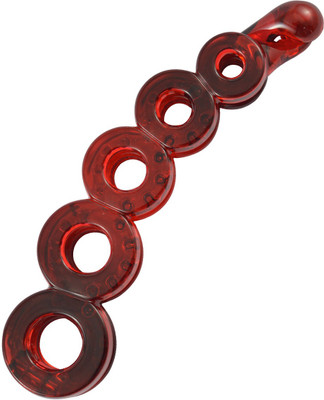 

Sarah Round Design Hair Claw(Red)