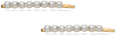 

Sparkle Street Paved Pearls Hair Accessory Set(White)