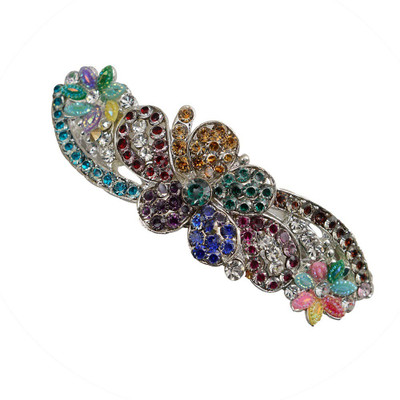 

Taj Pearl Designer Hair Clip(Silver)