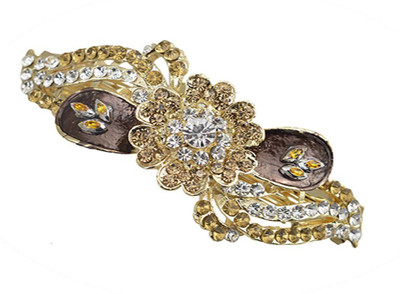 

Taj Pearl Designer Hair Clip(Gold)