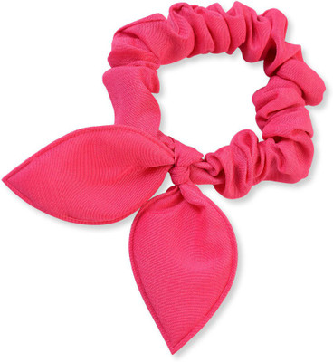 

Sarah Plain Rabbit Ear Rubber Band(Pink)