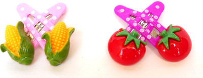 

Achal hair clip Tic Tac Clip(Red, Yellow)
