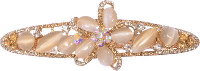 

Mansiyaorange party Wedding casual wear fancy Golden pin accessories Hair Clip(Copper)