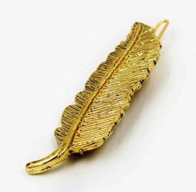 

Hepburnette Golden Feather Hair Clip(Gold)