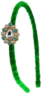 Vidhya Kangan Bakal Hair Band(Green)