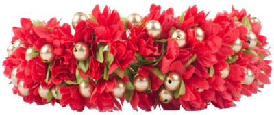 

Kabello Styling Gajra for Women Hair Band(Red)