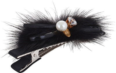 

Fayon Designer Modern Black Beanie Black Stylish Hair Pin(Black)